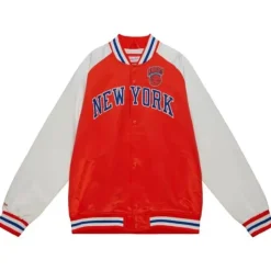 Primetime Lightweight Satin Jacket New York Knicks