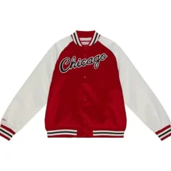 Primetime Lightweight Satin Jacket Chicago Bulls