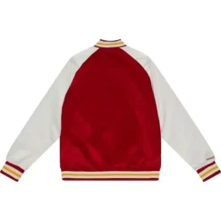 Primetime Lightweight Satin Jacket Houston Rockets