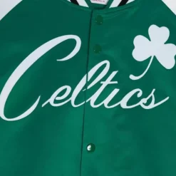 Primetime Lightweight Satin Jacket Boston Celtics