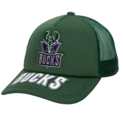 Puff The Magic Trucker Snapback Hwc Milwaukee Bucks