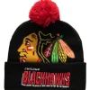 Punch Out Pom Knit Chicago Blackhawks