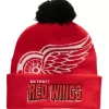Punch Out Pom Knit Detroit Red Wings