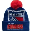 Punch Out Pom Knit New York Rangers