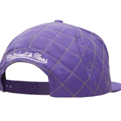 Quilted Taslan Snapback Los Angeles Lakers
