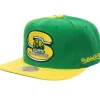Rear Script Deadstock Snapback Hwc Seattle Supersonics