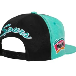 Rear Script Deadstock Snapback Hwc San Antonio Spurs
