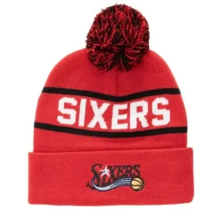 Reload 2.0 Pom Knit Beanie Philadelphia 76Ers