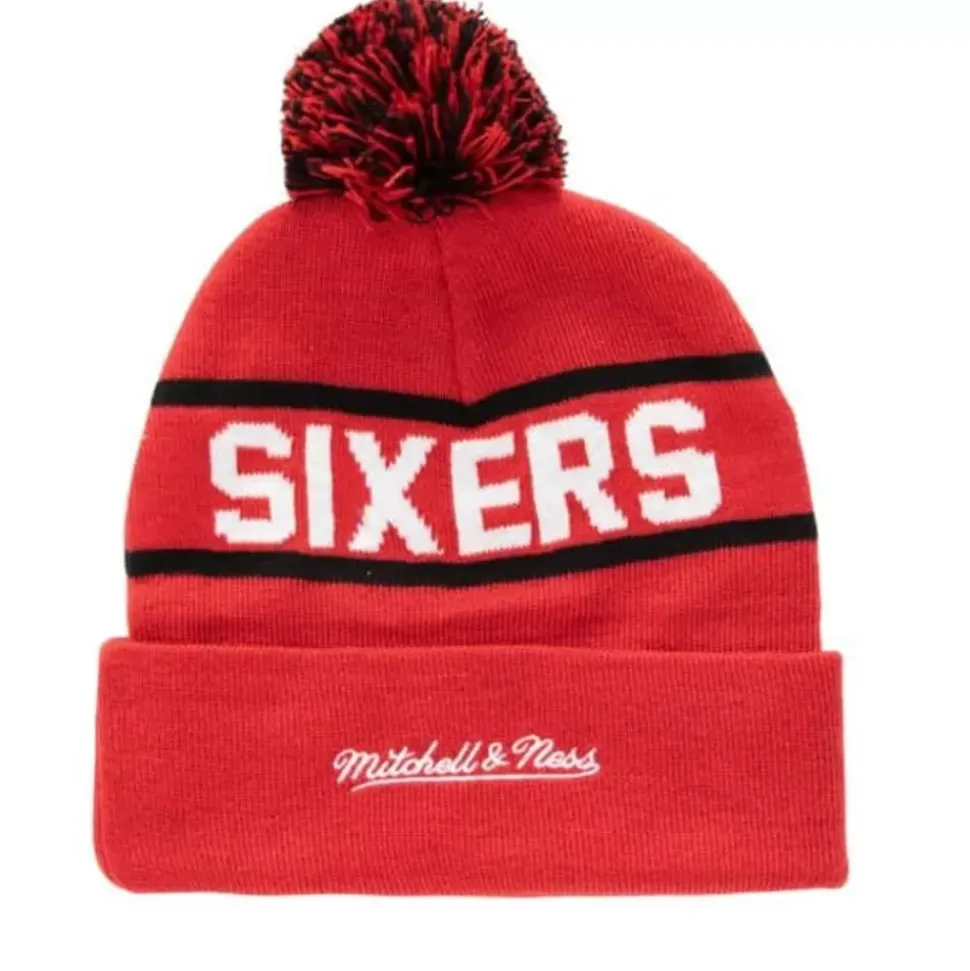 Reload 2.0 Pom Knit Beanie Philadelphia 76Ers