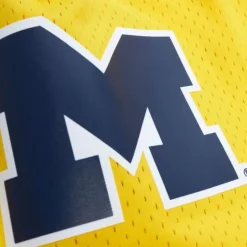Replica University Of Michigan Maize 1991 Shorts