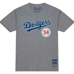 Retired Number Tee Los Angeles Dodgers Fernando Valenzuela