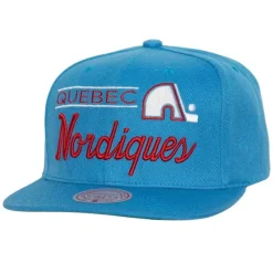 Retro Lock Up Snapback Quebec Nordiques