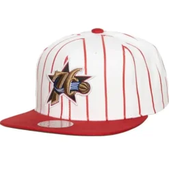 Retro Pinstripe Snapback Hwc Philadelphia 76Ers