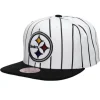 Retro Pinstripe Snapback Pittsburgh Steelers