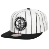 Retro Pinstripe Snapback Brooklyn Nets