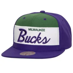 Retro Sport Snapback Hwc Milwaukee Bucks