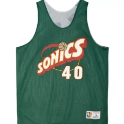 Reversible Mesh Tank Seattle Supersonics Shawn Kemp