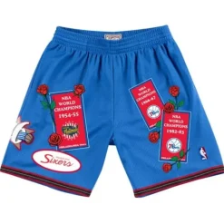 Roses And Banners Shorts Philadelphia 76Ers