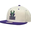 Sail 2 Tone Snapback Hwc Milwaukee Bucks