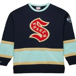 Satin Insert Fleece Crew Current Logo Seattle Kraken