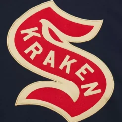 Satin Insert Fleece Crew Current Logo Seattle Kraken