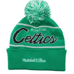 Script Pom Beanie Hwc Boston Celtics