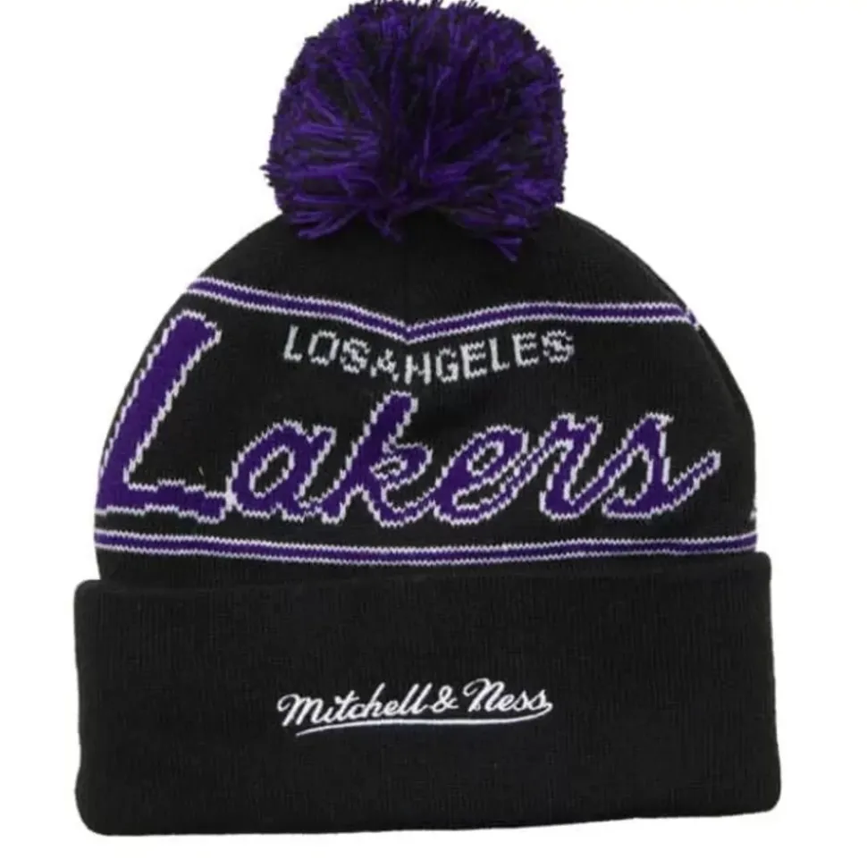 Script Pom Beanie Hwc Los Angeles Lakers