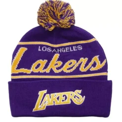 Script Pom Beanie Hwc Los Angeles Lakers