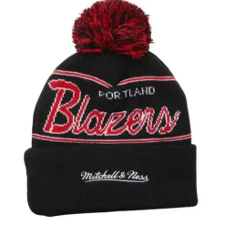 Script Pom Beanie Hwc Portland Trail Blazers