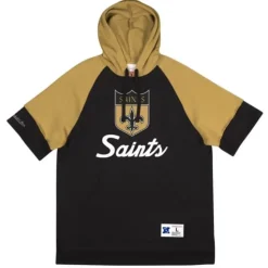 Shortsleeve Fleece Hoodie New Orleans Saints