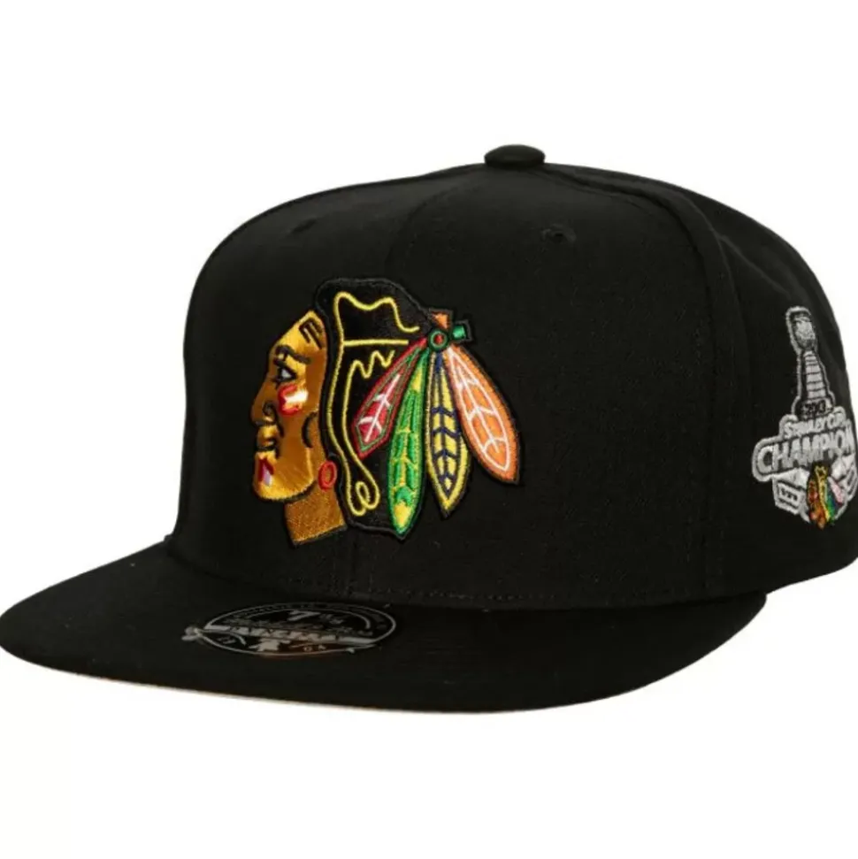 Side Patch Fitted Chicago Blackhawks