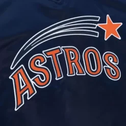 Sideline Pullover Satin Jacket Houston Astros