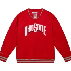 Sideline Pullover Satin Jacket Ohio State