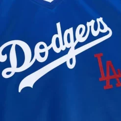 Sideline Pullover Satin Jacket Los Angeles Dodgers