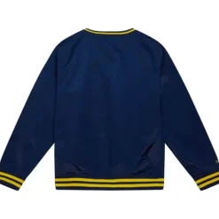 Sideline Pullover Satin Jacket University Of Michigan