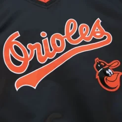 Sideline Pullover Satin Jacket Baltimore Orioles