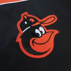 Sideline Pullover Satin Jacket Baltimore Orioles