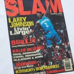 Slam Cover Charlotte Hornets Larry Johnson