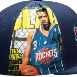 Slam Side Cropped Snapback Hwc Houston Rockets Steve Francis