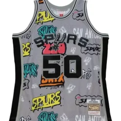 Slap Sticker Swingman David Robinson San Antonio Spurs 1998-99 Jersey