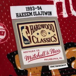 Slap Sticker Swingman Hakeem Olajuwon Houston Rockets 1993-94 Jersey