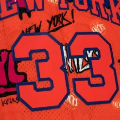 Slap Sticker Swingman Patrick Ewing New York Knicks 1991-92 Jersey