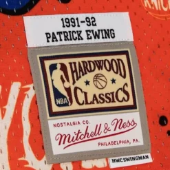 Slap Sticker Swingman Patrick Ewing New York Knicks 1991-92 Jersey