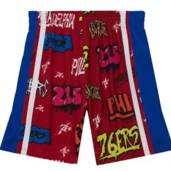 Slap Sticker Swingman Philadelphia 76Ers 1996-97 Shorts