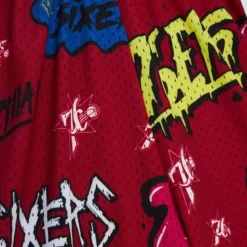 Slap Sticker Swingman Philadelphia 76Ers 1996-97 Shorts