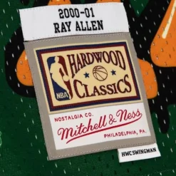 Slap Sticker Swingman Ray Allen Milwaukee Bucks 2000-01 Jersey