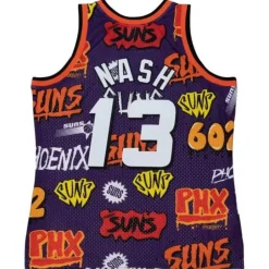 Slap Sticker Swingman Steve Nash Phoenix Suns 1996-97 Jersey