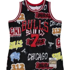 Slap Sticker Swingman Toni Kukoc Chicago Bulls 1997-98 Jersey