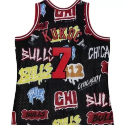 Slap Sticker Swingman Toni Kukoc Chicago Bulls 1997-98 Jersey