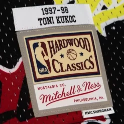 Slap Sticker Swingman Toni Kukoc Chicago Bulls 1997-98 Jersey